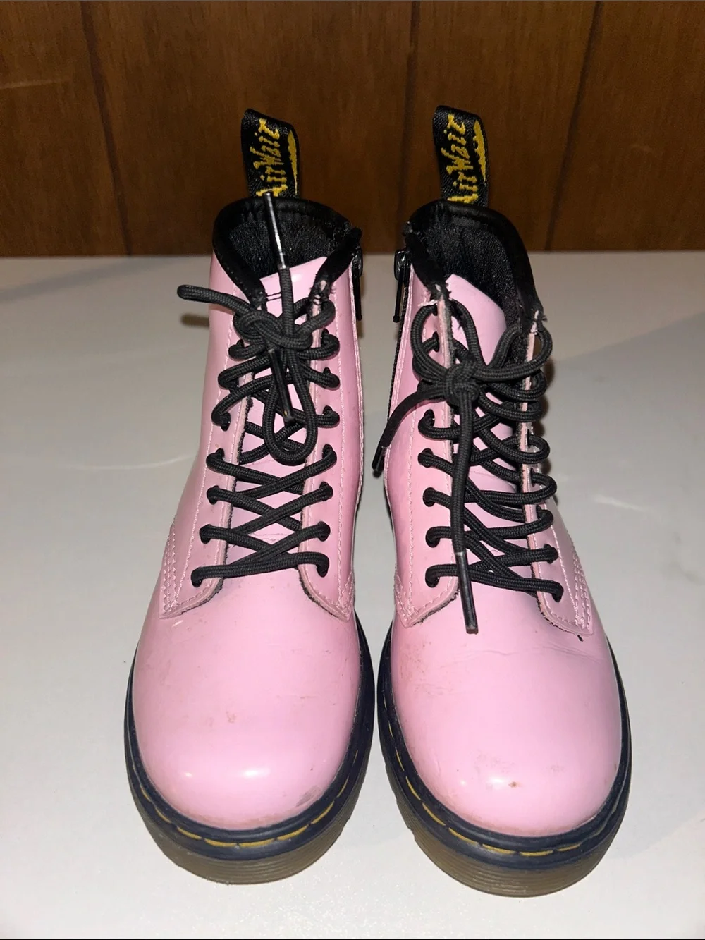 Dr. Martens | Pink Lace-Up Boots